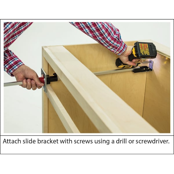 Hardware Resources Slide Rear Bracket Installation Tool For Metal Undermount and Ball Bearing Slide Rear Brackets - HR-TOOL-RBINST