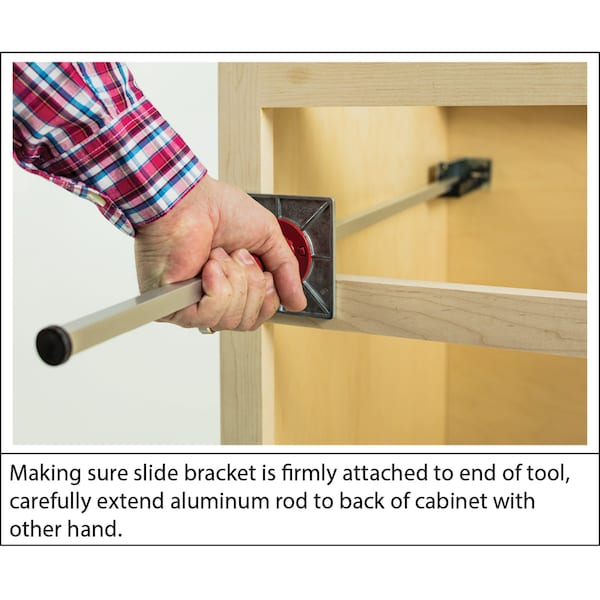 Hardware Resources Slide Rear Bracket Installation Tool For Metal Undermount and Ball Bearing Slide Rear Brackets - HR-TOOL-RBINST