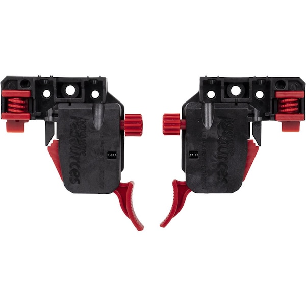 Hardware Resources 4-way Adjustable Clip with Plastic Base for USE58-500 Series Synchronized Undermount Slides - USCLIP500-2-4W
