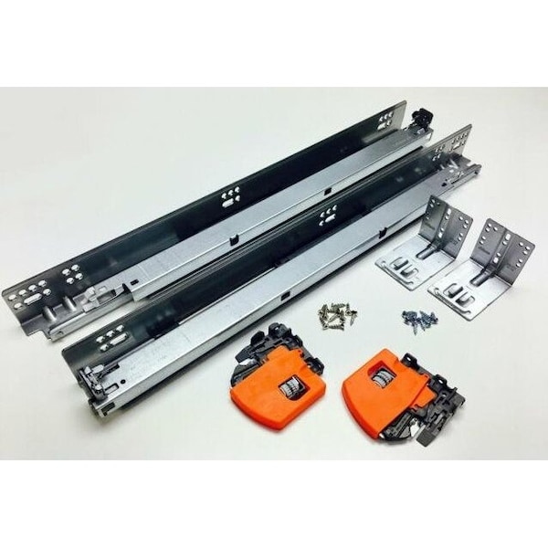 Blum Blum 18"  TANDEM Drawer Slides with BLUMOTION, Locking Devices, Mounting Brackets, and Screws, 6PK - 563H4570B