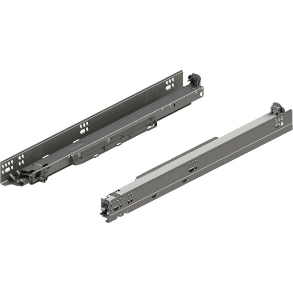 Blum 21in Soft-Close Full Extension Zinc Movento Drawer Slide, 125 lbs Weight Rating, PR - 763H5330S