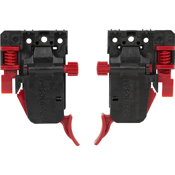 Hardware Resources 4-way Adjustable Clip with Plastic Base for USE-50, USE-100 and USE-300 Undermount Slides - USCLIP2ND-4W