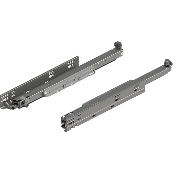 Blum 18in Soft-Close Full Extension Zinc Short Series Movento Drawer Slide, 125 lbs Weight Rating, PR - 763.4570S