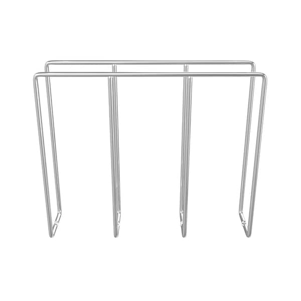 Rev-A-Shelf Steel, Silver, 3 in W, 10 in H, 11.88 in D, 11.88 in L, Silver - 596-10CR-52