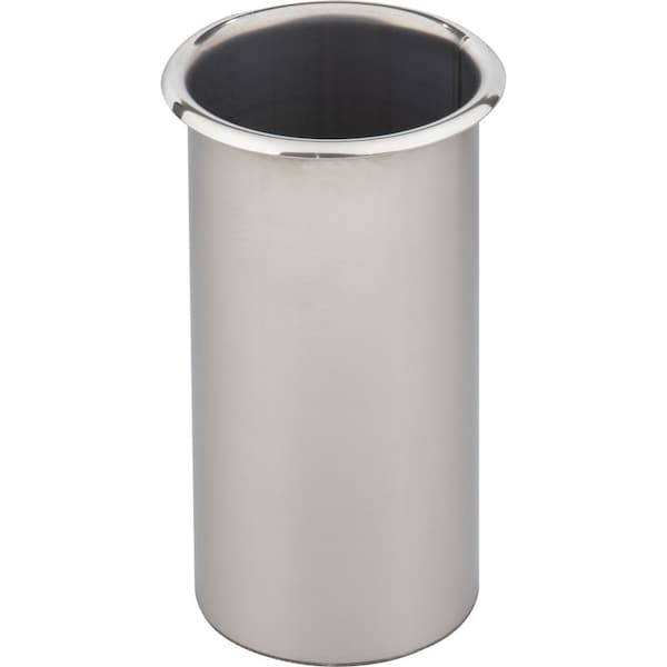 Hardware Resources 3" Diameter Stainless Steel Utensil Canister - UCSS-45