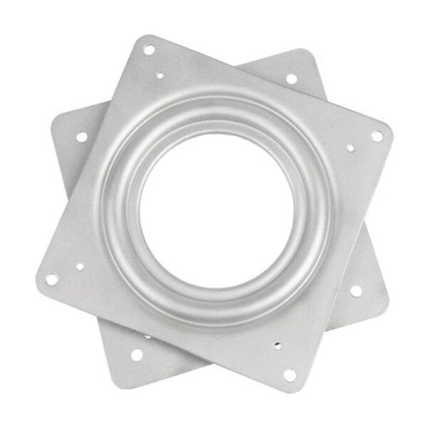 Triangle Mfg Co Square 4 in. Steel Lazy Susan Ball Bearing Swivel - 40.0.4C