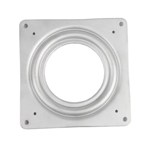 Triangle Mfg Co Square 4 in. Steel Lazy Susan Ball Bearing Swivel - 40.0.4C