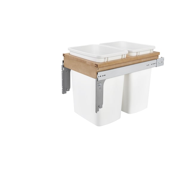 Rev-A-Shelf Maple Veneer, Light Brown, 15 in W, 17.88 in H, 22.5 in D, 22.5 in L, Light Brown - 4WCTM-18DM2