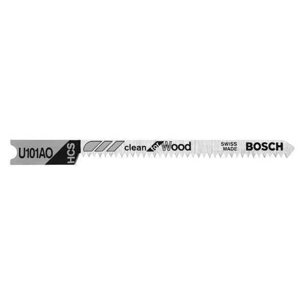 Bosch Jigsaw Blade, U-Shank, 2-3/4 In. L, PK5 - U101AO