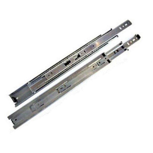 Knape & Vogt Knape & Vogt Kv8405 B18 Ano 18 In. Full Extension With Overtravel Ball Bearing Slide - Anochrome - KV8405 B18 ANO