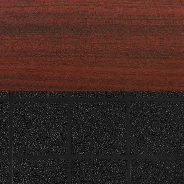 Regency Tables > Height Adjustable > Square Mobile Table & Chair Sets, 42 W, 42 L, 23-34 H, Mahogany - TB4242MHAPCBK40BK
