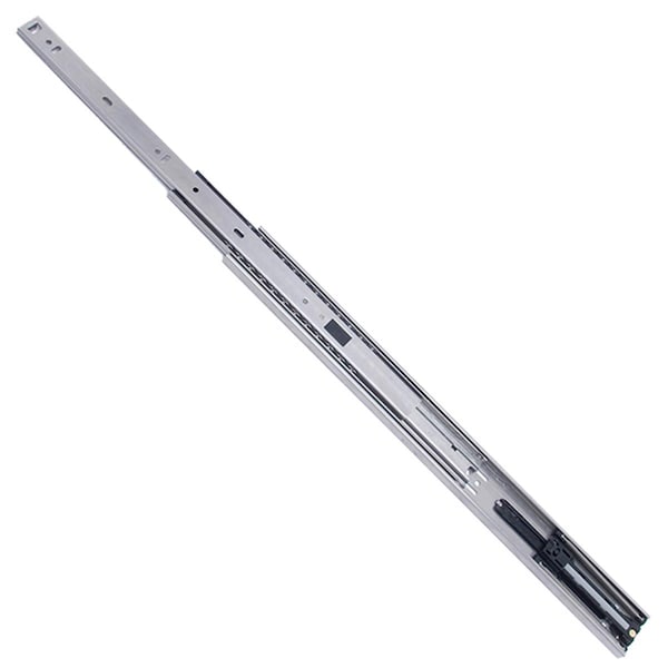 Sugatsune 104 lbs, 22 in. Full Extension Drawer Slide with Soft Close, Stainless Steel - SUESRSC4513 22