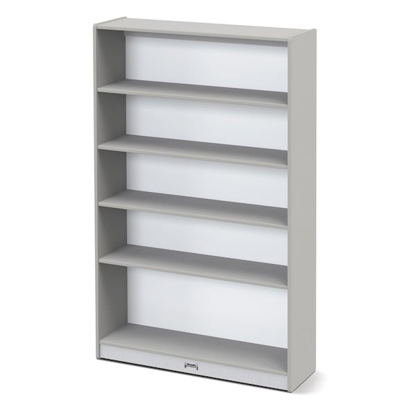 Jonti-Craft Rainbow Accents Tall Bookcase, Gray - 0972JC000