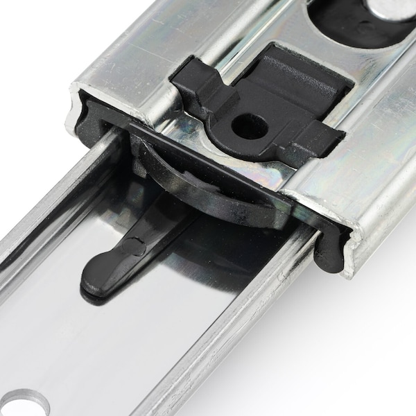Richelieu 14-inch 350 mm Full Extension Ball Bearing Slides for Frameless Cabinet, 100 lb, Pair - 45XP2G350