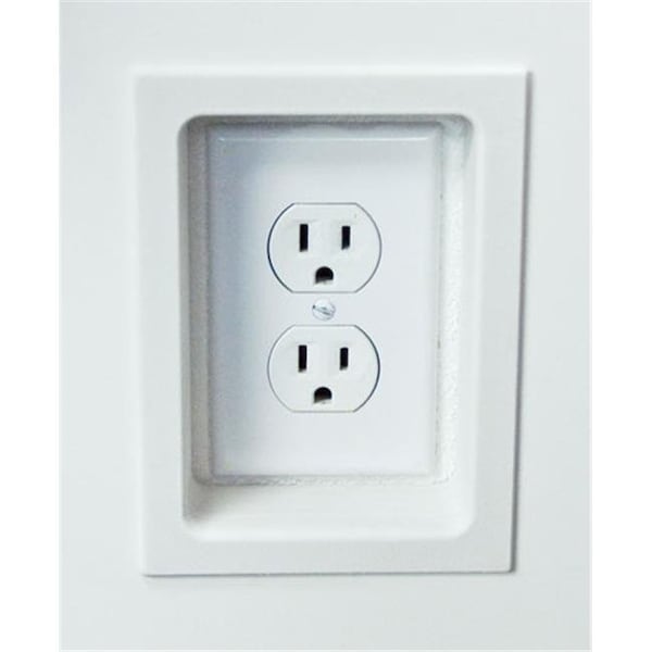 Fastcap Fastcap FCETR SINGLE WH Electric Trim Ring - White; Single - FCETR SINGLE WH