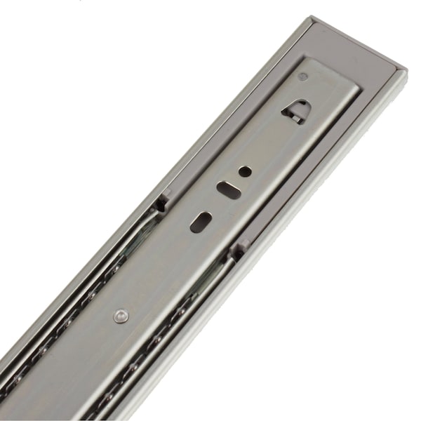 Gliderite Hardware 18 in. Side Mount Hydraulic Soft Close 100 lb. Full Extension Drawer Slide - 1875 - 1875-1
