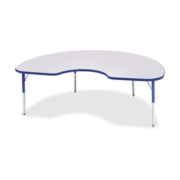 Jonti-Craft TABLE, KIDNEY, 48X72, GY/BE - JNT6423JCE003