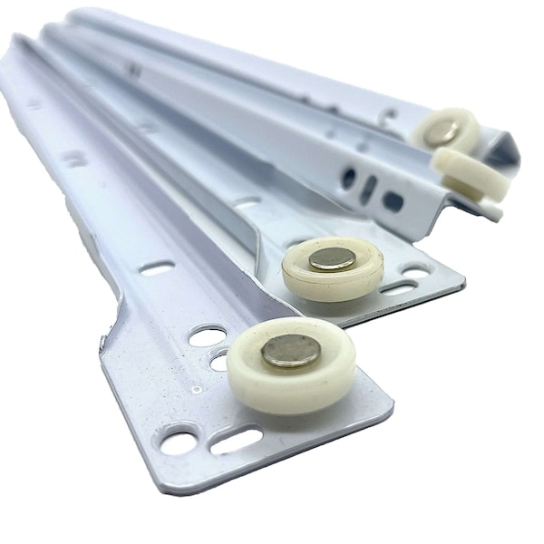 Laurey Bottom Mount Euro-Slide 20in White One Pack For One Cabinet - 10520