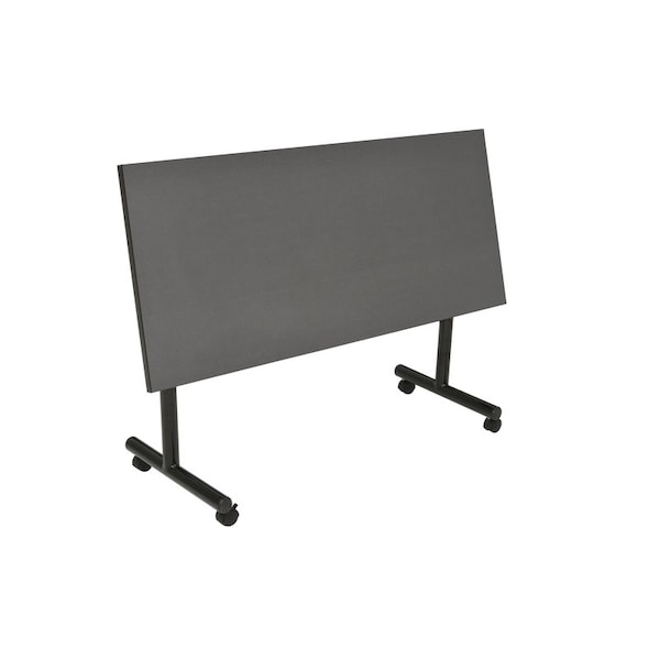 Kobe Rectangle FlipTop Table, 48" W, 29" H, Laminate Top, Gray - MKFTM4830GY