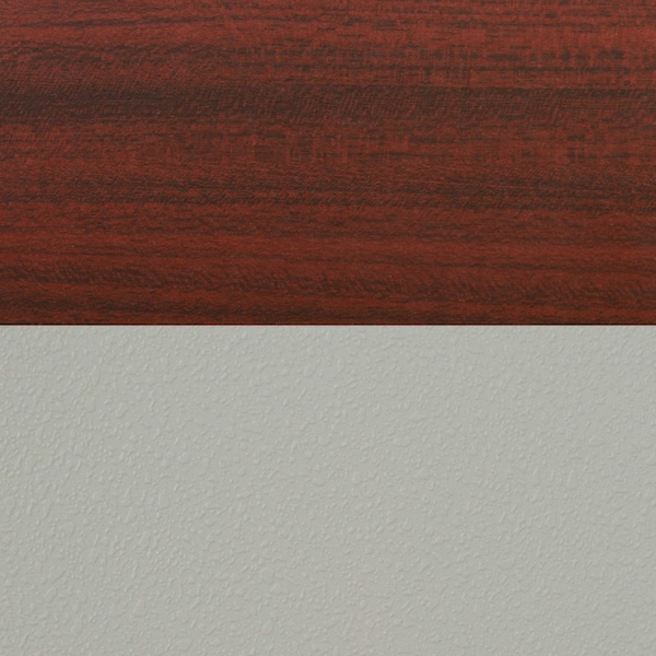 Kee Rectangle Tables > Training Tables > Kee Table & Chair Sets, 60 W, 24 L, 29 H, Mahogany - MT6024MHBPBK44GY
