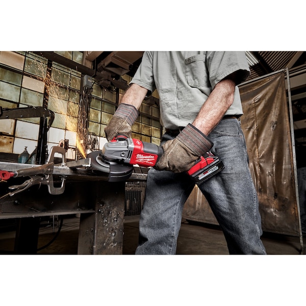 Milwaukee Tool M18 FUEL 4-1/2” - 6” Braking Grinder Kit, Paddle Switch No-Lock - 2980-22