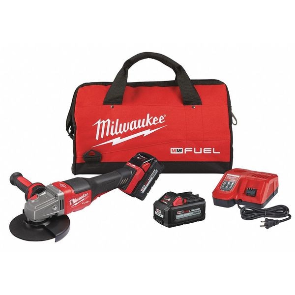 Milwaukee Tool M18 FUEL 4-1/2” - 6” Braking Grinder Kit, Paddle Switch No-Lock - 2980-22