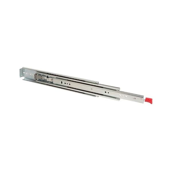 Fulterer 34 in. Heavy-Duty Full Extension Side Mount Metal Drawer Slide with Locking Mechanism, 2PK - FL.FR5400.L.34
