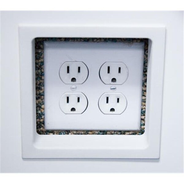Fastcap Fastcap FCETR DOUBLE WH Electric Trim Ring - White; Double - FCETR DOUBLE WH