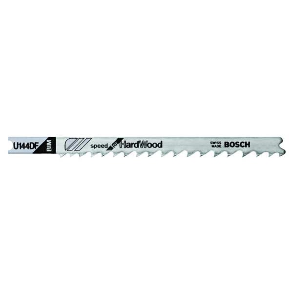 Bosch Jigsaw Blade, U-Shank, 4 In. L, PK5 - U144DF