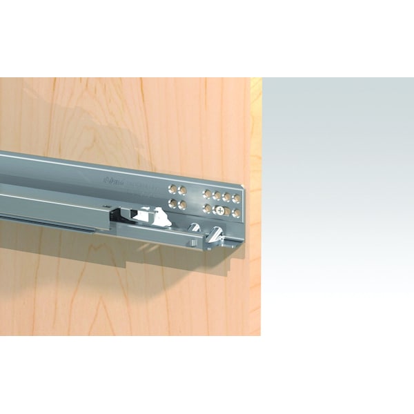 Blum 21in Full Extension Zinc Soft-close Short-series Tandem Drawer Slide, 100 Lbs Weight Rating, PR - 563.5330B