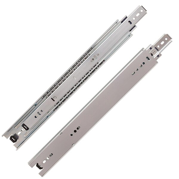 Standalone 190 lbs, 26 in. Full Extension with Over Travel Drawer Slide, Zinc - ST1075406