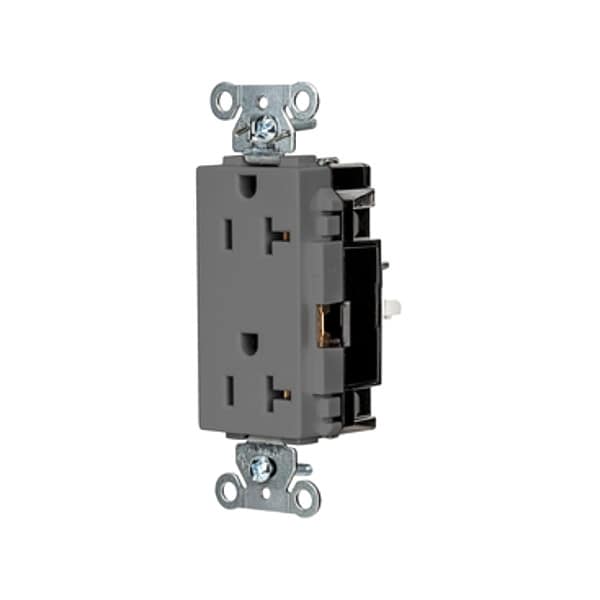 Receptáculo Hubbell, 1 hp, 125V CA, NEMA 5-20R - DR20STGY