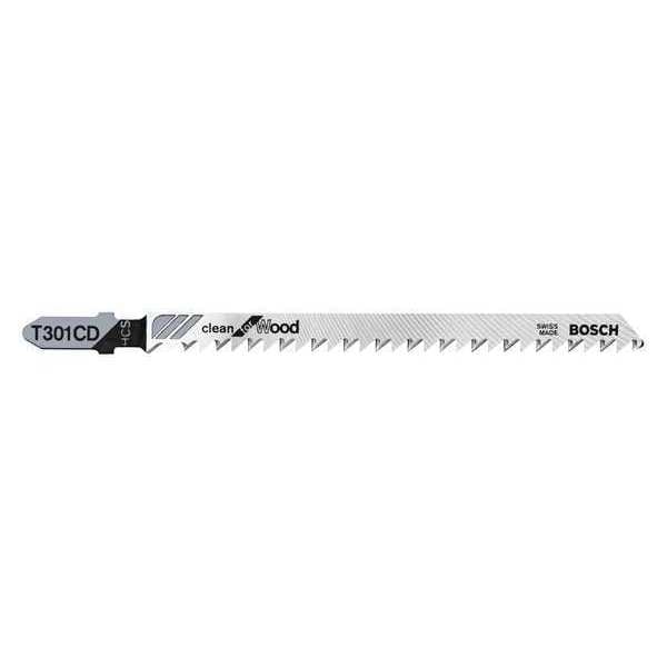 Bosch 4-5/8In 8TPI HCS Shank Jigsaw Blade, PK5 - T301CD