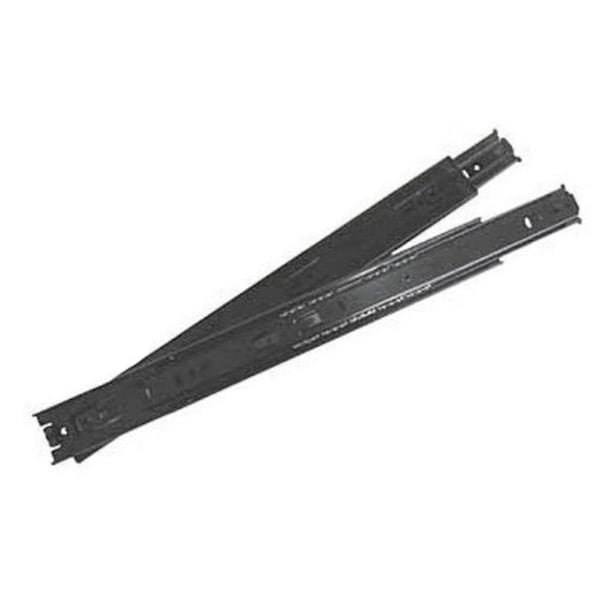 Dendesigns Knape & Vogt  22 In. Full Extension With Overtravel Ball Bearing Slide - Black - DE2585307