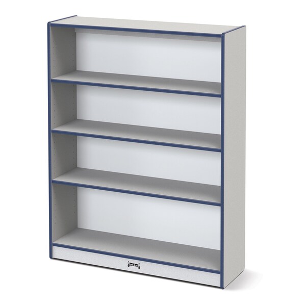 Jonti-Craft Rainbow Accents Standard Bookcase, Navy - 0971JC112