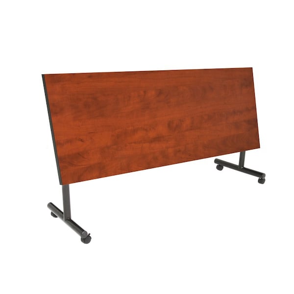 Kobe Rectangle Tables > Nesting Tables > Kobe Flip Top Table & Chair Sets, 72 W, 24 L, 29 H, Cherry - MKFT7224CH47BK