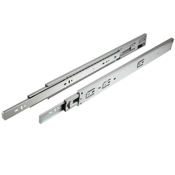 Gliderite Hardware 14 in. Side Mount Hydraulic Soft Close 100 lb. Full Extension Drawer Slide - 1475, 10PK - 1475-10