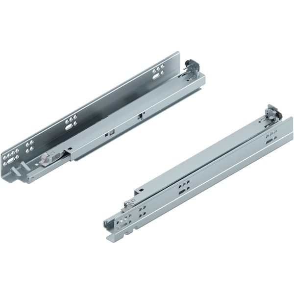 Blum 15in Full Extension Zinc Soft-close F-series Tandem Drawer Slide for 3/4in Material, 100 Lbs Cap, PR - 563F3810B