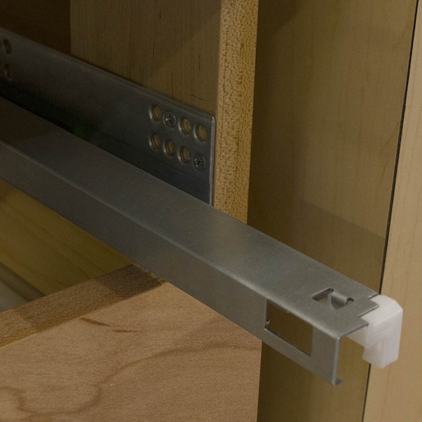 3300 Series Drawer Slide, 15 in., Undermount, Full Extension, Soft Close, PK 6 - 39.3300.15X6