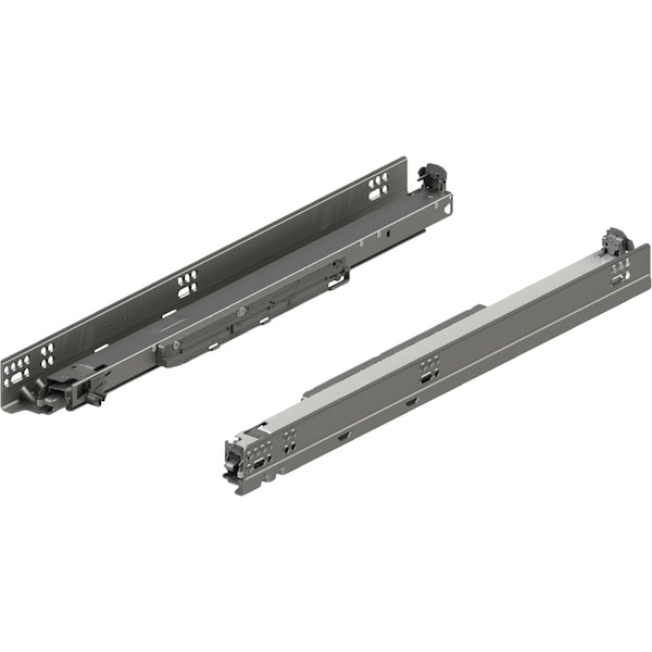 Blum 15in Soft-Close Full Extension Zinc Movento Drawer Slide, 125 lbs Weight Rating, PR - 763H3810S