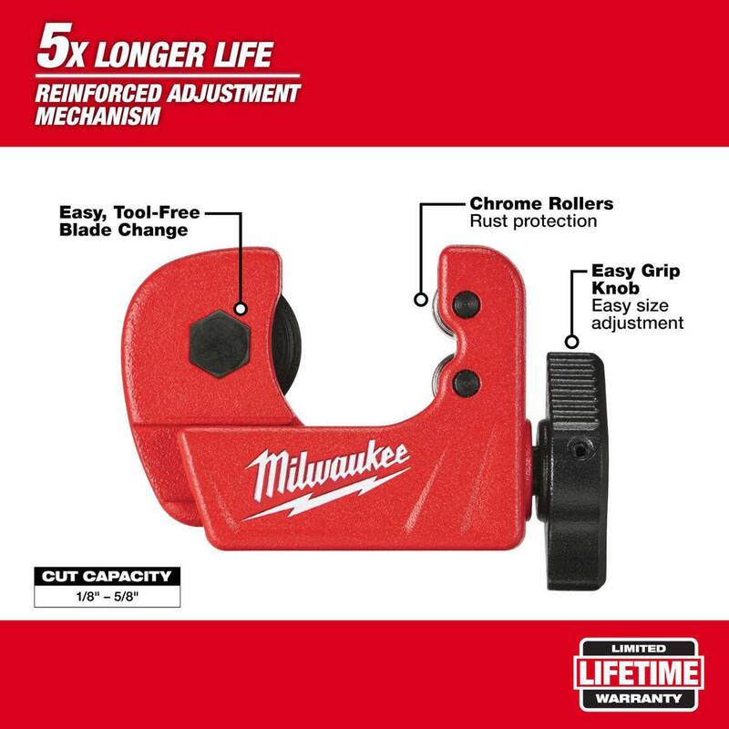 Juego de 2 herramientas: Alicate de mandíbula con agarre suave de 12 pulgadas y cortador de cobre mini de 1/2 pulgadas de Milwaukee - 48-22-6552-48-22-4250