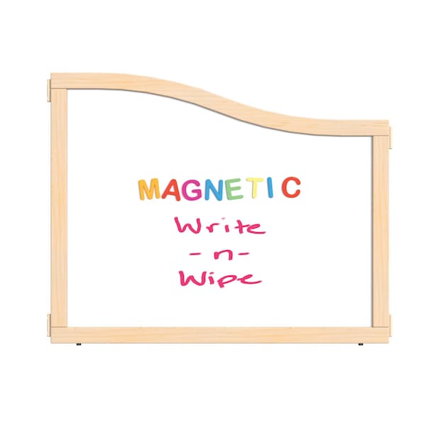Jonti-Craft KYDZ Suite Cascade Panel, E to T-height, 36 in. Wide, Magnetic Write-n-Wipe - 1521JCTMG