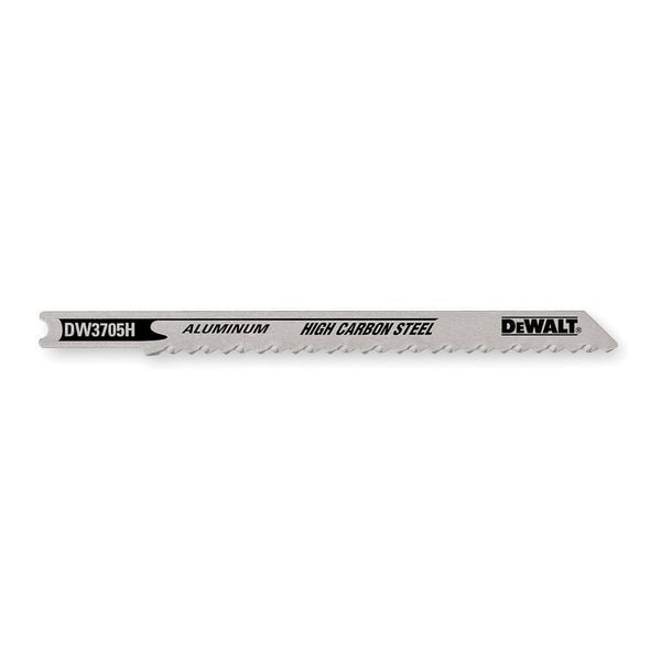Dewalt 4" 6 TPI U- Shank Clean Cutting Wood Cutting Cobalt Steel Jig Saw Blade - DW3703-5