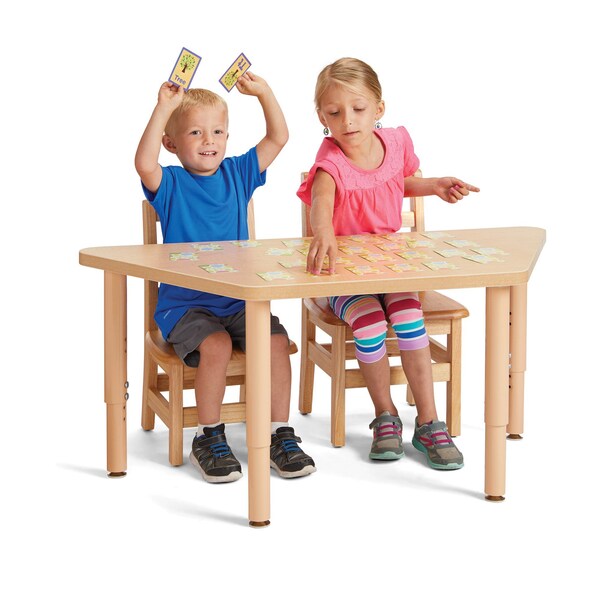 Jonti-Craft Purpose+ Trapezoid Table, 21 in. x 45 in. - 6247JCP251