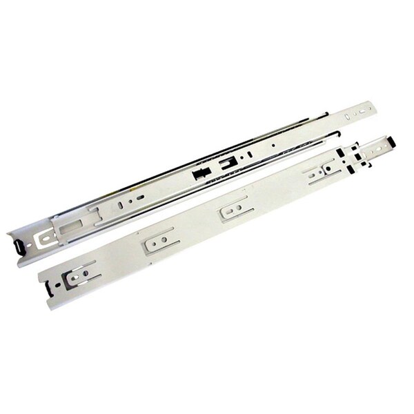 Dendesigns Knape &amp; Vogt 18 In. Full Extension Precision Drawer Slide - White - DE2585289