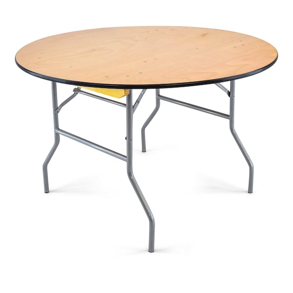 Atlas Commercial Products Titan Series 48 Round Wood Folding Table - WFT5-48R