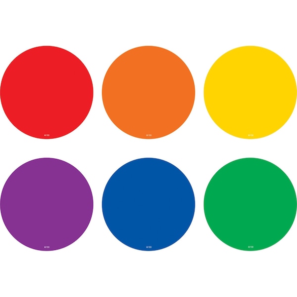 Teacher Created Resources Spot On Colorful Circles Carpet Markers, PK12 - TCR77048