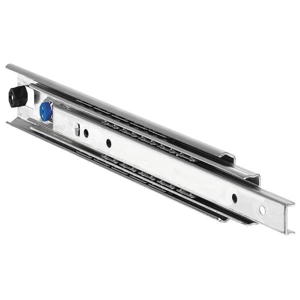 Accuride Drawer Slide, Side/Hard Mount, Over Travel, Conv., PK2, 1/2"W - SS5321-22P