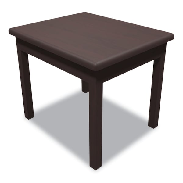 Hon Rectangle Occasional Table, 24" W, 20" L, 20" H, Mahogany Top, High-Pressure Laminate - H80193.NN