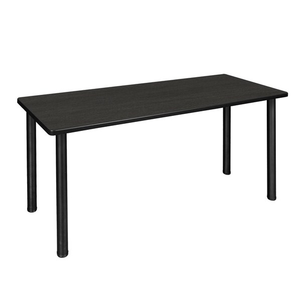 Regency Kee Training Tables, 60 W, 24 L, 29 H, Wood, Metal Top, Ash Grey - MT6024AGBPBK